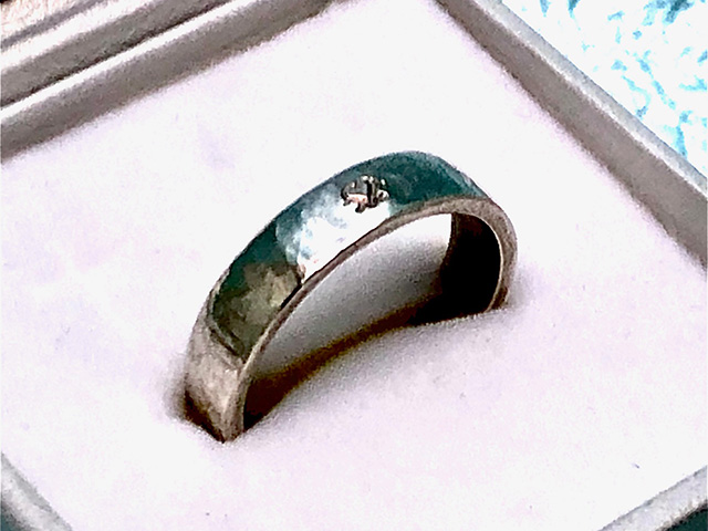 宗伯の銀製ハートリング